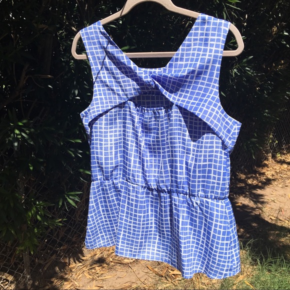 Gap Cross-back Peplum Top - Picture 2 of 2